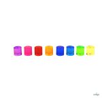 BAUSPIEL ÁTLÁTSZÓ FÉNYHENGER SZETT, 16 DARABOS 