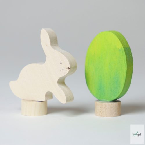 GRIMM'S GYŰRŰFIGURA, 2025 HÚSVÉTI NYÚL+TOJÁS,  - 2 DB