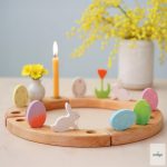 GRIMM'S GYŰRŰFIGURA, 2025 HÚSVÉTI NYÚL+TOJÁS,  - 2 DB