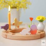 GRIMM'S GYŰRŰFIGURA, 2025 HÚSVÉTI NYÚL+TOJÁS,  - 2 DB