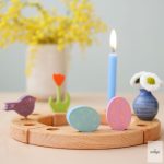 GRIMM'S GYŰRŰFIGURA, 2025 HÚSVÉTI TOJÁSOK,  FLORAL - 2 DB