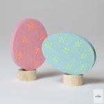 GRIMM'S GYŰRŰFIGURA, 2025 HÚSVÉTI TOJÁSOK,  FLORAL - 2 DB