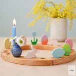 GRIMM'S GYŰRŰFIGURA, 2025 HÚSVÉTI TOJÁSOK,  FLORAL - 2 DB