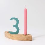 GRIMM'S MÉHVIASZ GYERTYA, RÓZSASZÍN - 12 db