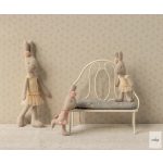 MAILEG VINTAGE PAD EGERKNEK ÉS NYUSZIKNAK, NAGYOBB - FEHÉR - előrendelésre