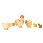 OSTHEIMER TYÚK FEHÉR-BARNA ÁLLÓ