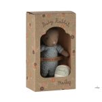 MAILEG NYUSZI SZETT, NYÁRI - BARNA/KÉK, MIKRO MÉRET,  mágneses mancsú