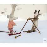 MAILEG TÉLI EGÉR SÍLÉC SZETTEL, EGÉRLÁNY - NAGY TESTVÉR