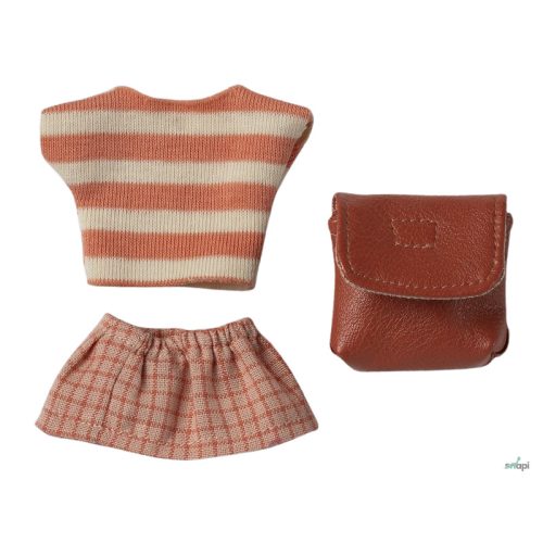 MAILEG RUHA ÉS TÁSKA NAGYTESTVÉR EGÉRNEK 2026, KORALL - előrendelésre