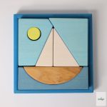 GRIMM'S NÉGYSZÍNŰ ÉPÍTŐSZETT, KÉK 