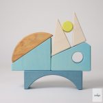 GRIMM'S NÉGYSZÍNŰ ÉPÍTŐSZETT, KÉK 