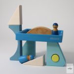 GRIMM'S NÉGYSZÍNŰ ÉPÍTŐSZETT, KÉK 