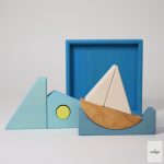 GRIMM'S NÉGYSZÍNŰ ÉPÍTŐSZETT, KÉK 