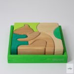 GRIMM'S NÉGYSZÍNŰ ÉPÍTŐSZETT, ZÖLD