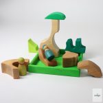 GRIMM'S NÉGYSZÍNŰ ÉPÍTŐSZETT, ZÖLD