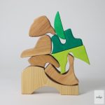 GRIMM'S NÉGYSZÍNŰ ÉPÍTŐSZETT, ZÖLD