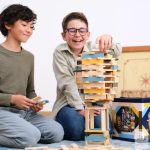 KAPLA 120 DB-OS BOX,  VILÁGOSKÉK, SÁRGA & ZÖLD 