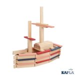 KAPLA 120 DB-OS BOX,  SÖTÉTKÉK, RÓZSASZÍN & PIROS