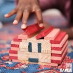 KAPLA 120 DB-OS BOX,  SÖTÉTKÉK, RÓZSASZÍN & PIROS