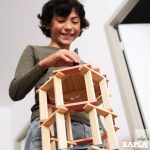 KAPLA 120 DB-OS BOX,  SÖTÉTKÉK, RÓZSASZÍN & PIROS