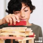 KAPLA 120 DB-OS BOX,  SÖTÉTKÉK, RÓZSASZÍN & PIROS