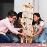 KAPLA 120 DB-OS BOX,  SÖTÉTKÉK, RÓZSASZÍN & PIROS