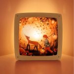  BIJDEHANSJE - OBRÁZOK DO LAMPY, GLOW IN THE DARK