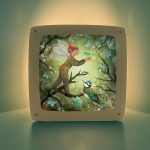  BIJDEHANSJE - OBRÁZOK DO LAMPY, SPRING FOREST FAIRY