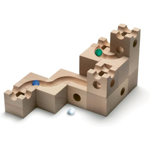 CUBORO TUNNEL DREVENÁ GUĽÔČKOVÁ DRÁHA SADA