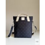 CSILLAGOM Camelia válltáska - Fekete pöttyös 