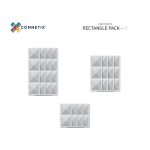 CONNETIX CLEAR OBDĹŽNIKOVÁ SADA, 12 KS