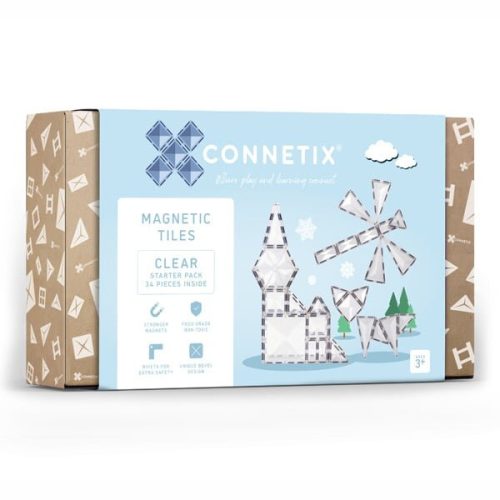 CONNETIX CLEAR ZAČIATOČNÍCKA SADA, 34 KS