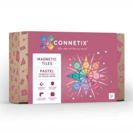 CONNETIX PASTEL GEOMETRICKÁ SADA, 40 KS