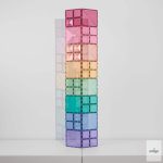 CONNETIX PASZTELL NÉGYZETEK SZETT, 40 DB