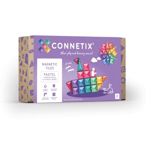 CONNETIX PASTEL STARTER SET, 60 KS