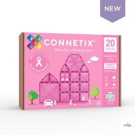 CONNETIX JÓTÉKONYSÁGI SZETT,RÓZSASZÍN 20 DB 