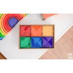 CONNETIX SZIVÁRVÁNY NÉGYZETEK SZETT, 42 DB