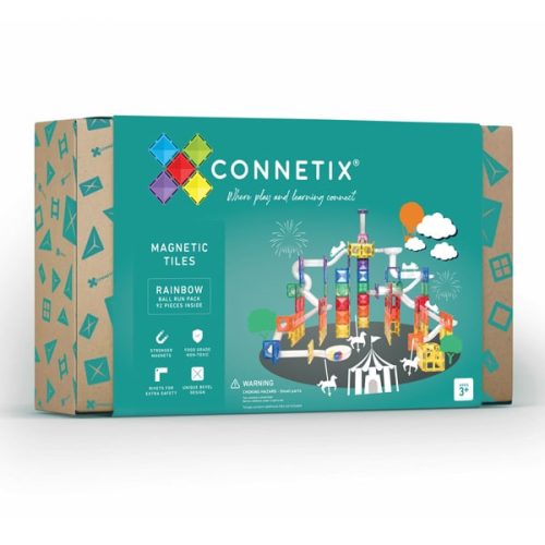 CONNETIX DUHOVÁ GULIČKOVÁ DRÁHA SADA, 92 KS