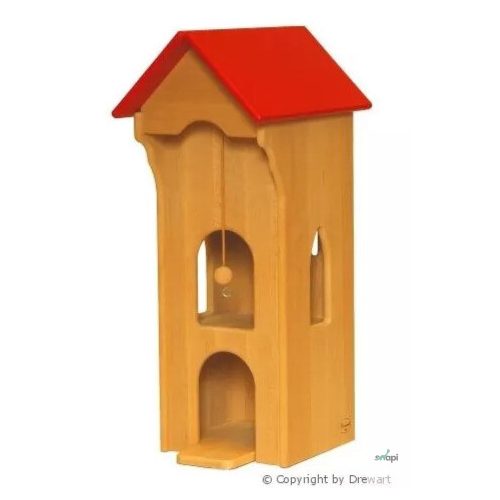 Drewart žeriav s červenou strechou