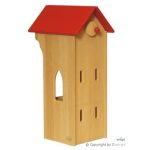 Drewart žeriav s červenou strechou