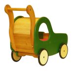 DREWART FA JÁTÉK BABAKOCSI- ZÖLD AUTÓ