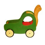 DREWART FA JÁTÉK BABAKOCSI- ZÖLD AUTÓ