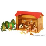 DREWART EMELETES ISTÁLLÓ PIROS TETŐVEL 