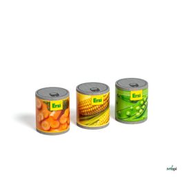 ERZI FAJÁTÉK -  ZÖLDSÉGKONZERV VÁLOGATÁS, 3 DARABOS