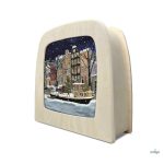 TOVERLUX KÉP A LÁMPÁBA, Gwen's Illustrations - Christmas in Amsterdam Silhouette