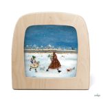 TOVERLUX KÉP A LÁMPÁBA,  Gwen's Illustrations - Téli séta sziluettje