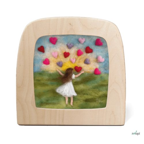 TOVERLUX KÉP A LÁMPÁBA,  Het wol Feetje - Szívek sziluettje