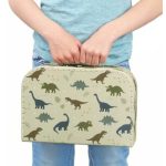 A LITTLE LOVELY COMPANY  BŐRÖNDSZETT, 2 DB-OS -  DINOSZAURUSZ