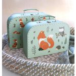 A LITTLE LOVELY COMPANY  BŐRÖNDSZETT, 2 DB-OS - ERDEI ÁLLATOK