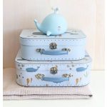 A LITTLE LOVELY COMPANY  BŐRÖNDSZETT, 2 DB-OS - ÓCEÁN